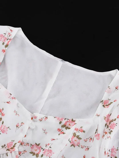 Elina Ruffle Panelled Dress