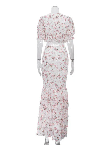 Elina Ruffle Panelled Dress