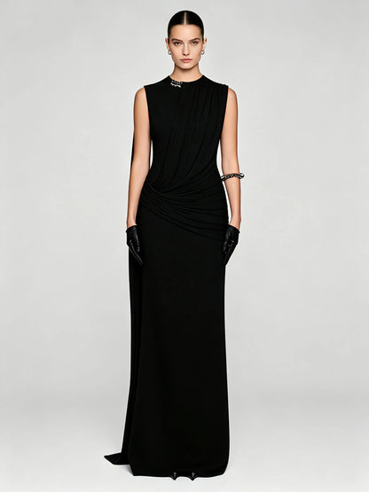 Eleanora Ruched Panelled Dress