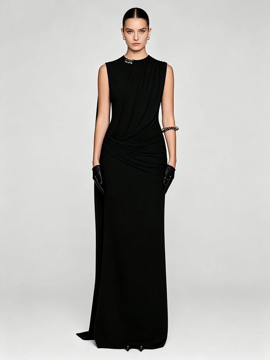 Eleanora Ruched Panelled Dress