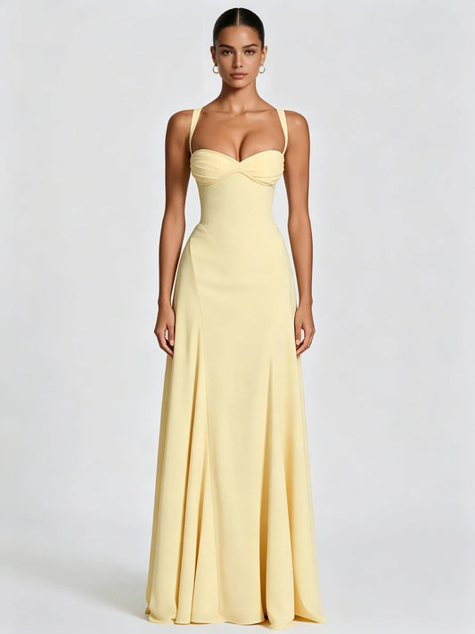 Zinnia Panelled Drawstring Dress