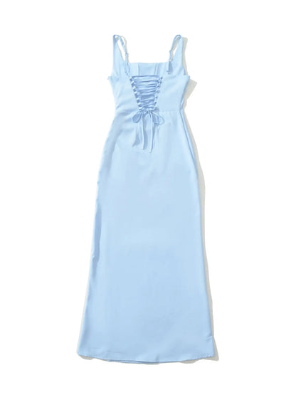 Solid Off Shoulder Tunic Side Split Elegant Dress