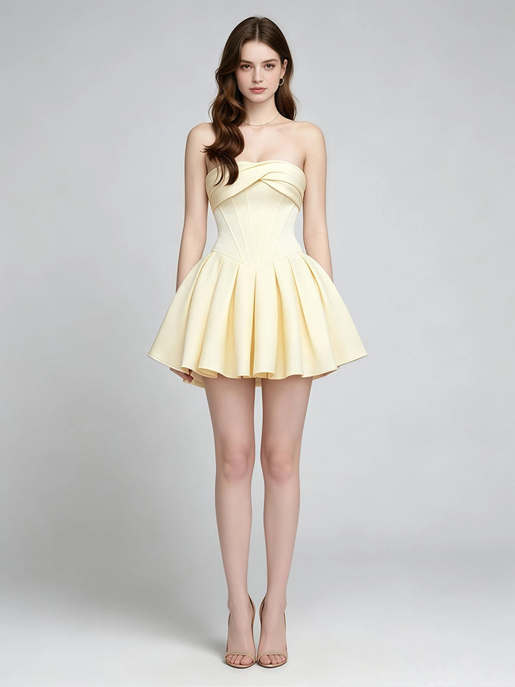 Annika Strapless Corset Dress