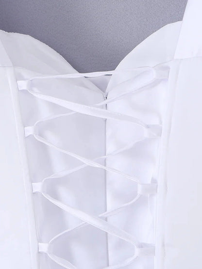 Isadora Square-Neck Corset Dress
