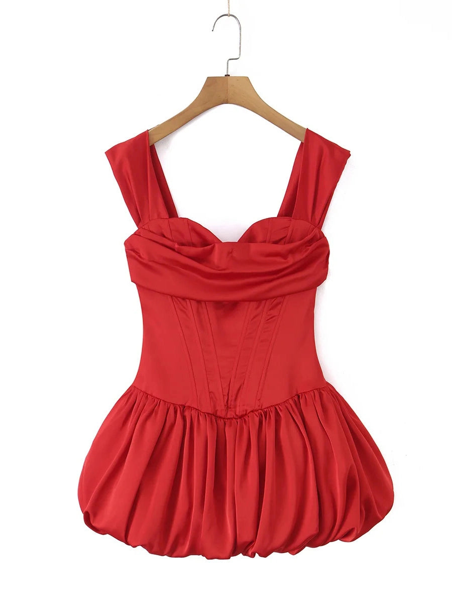 Isadora Square-Neck Corset Dress
