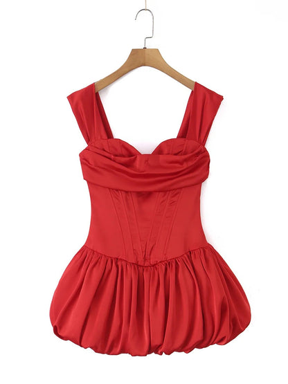 Isadora Square-Neck Corset Dress