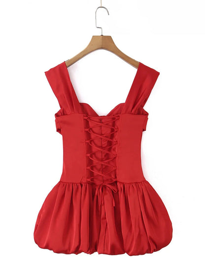 Isadora Square-Neck Corset Dress