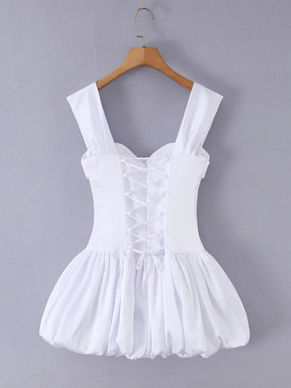 Isadora Square-Neck Corset Dress