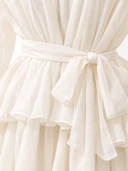 Celeste Bell-Sleeve Midi Dress