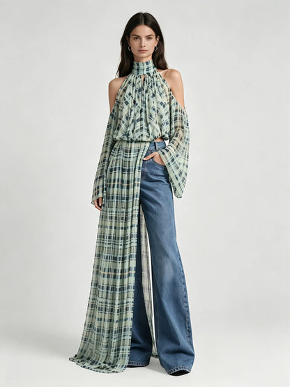 Eira Off-Shoulder Asymmetrical Dress