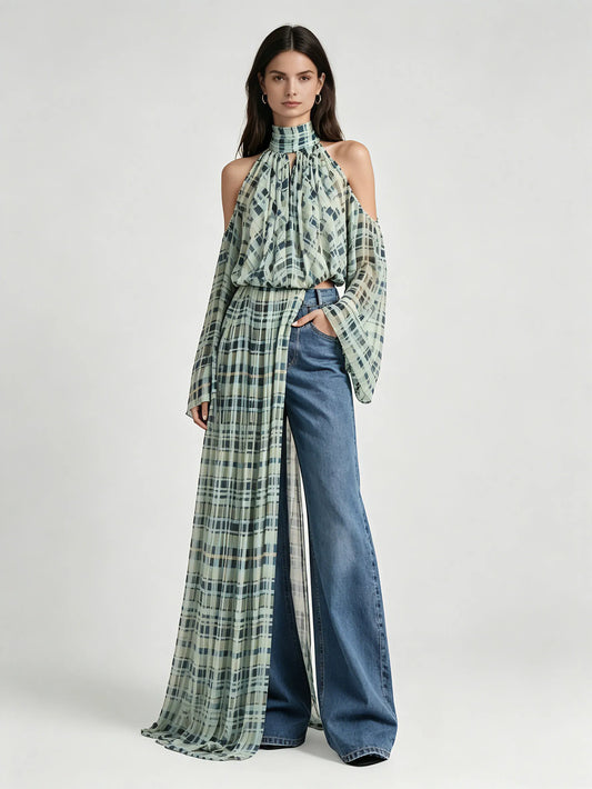 Eira Off-Shoulder Asymmetrical Dress
