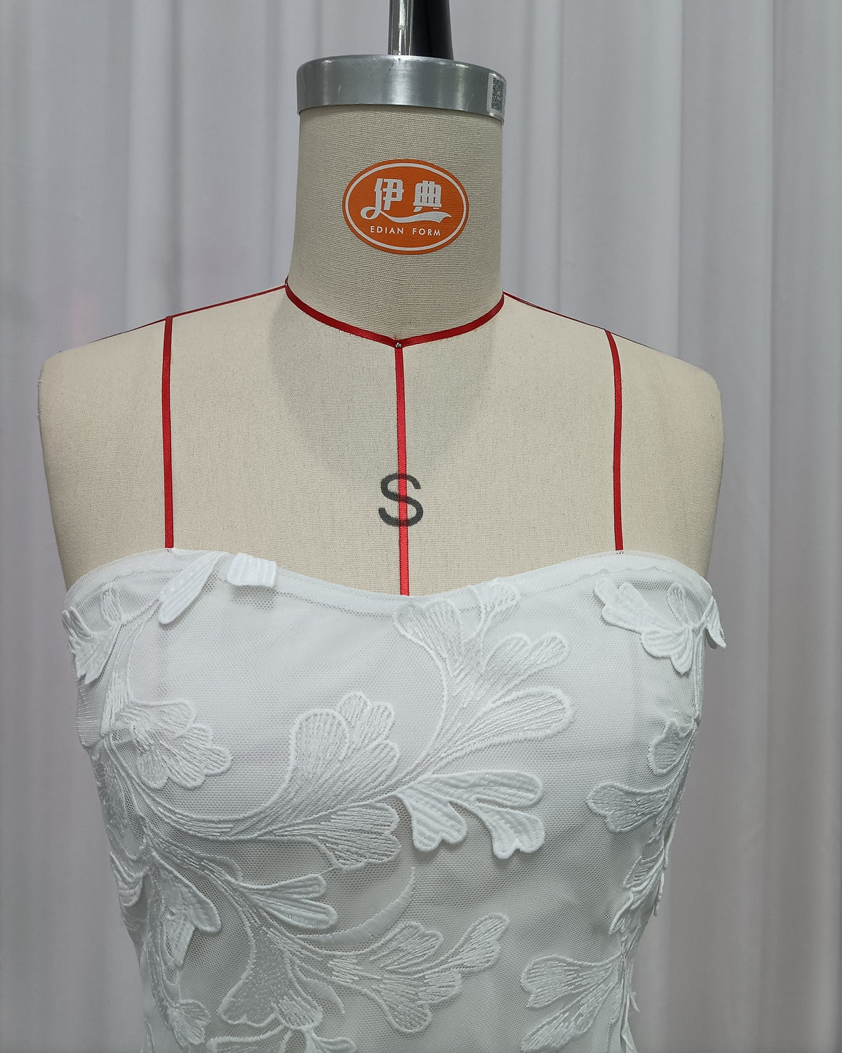 Magnolia Strapless Embroidered Mini Dress