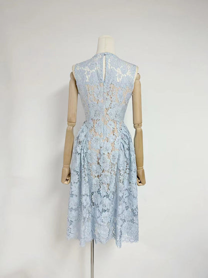 Temperament Sleeveless Midi Dress