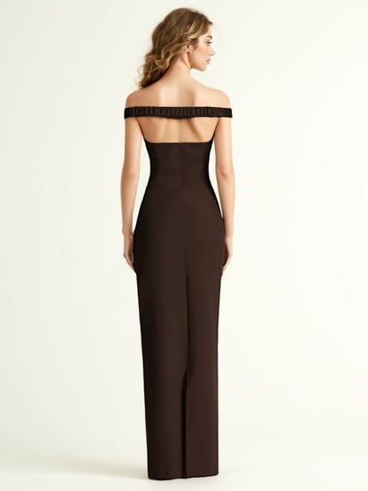 Sexy Mesh Off Shoulder Long Dress