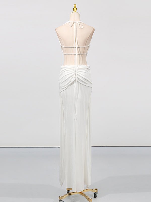 Sexy Off Shoulder Backless Long Dress