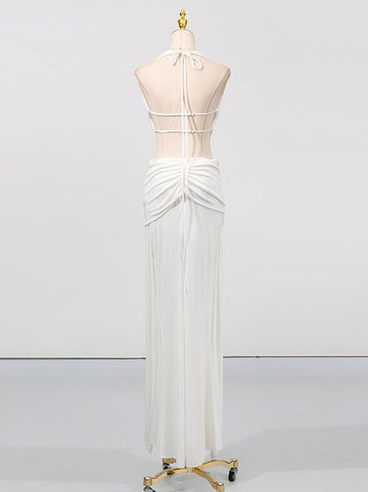 Sexy Off Shoulder Backless Long Dress